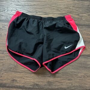 Nike Women's Athletic Shorts Black with Pink Accents